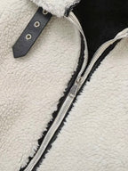Faux Shearling Zip-Up Jacket