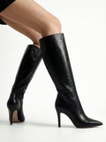 Knee-High Point Toe Boots