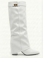 Leeds | Faux Leather High-Slouch Boot