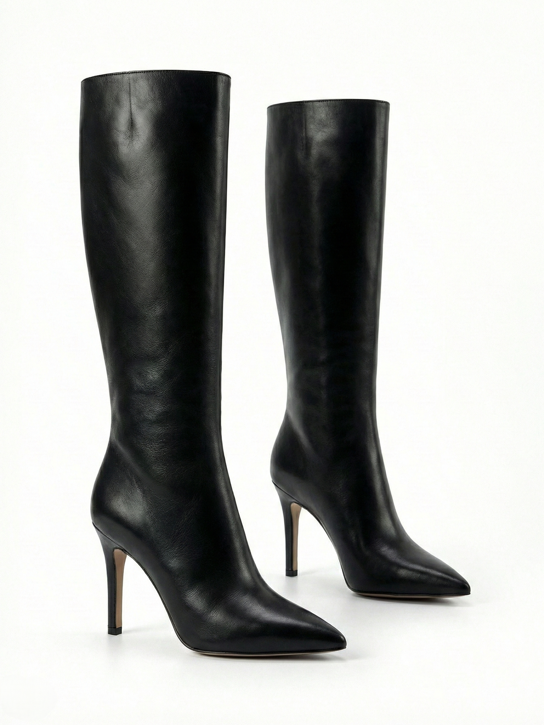 Knee-High Point Toe Boots