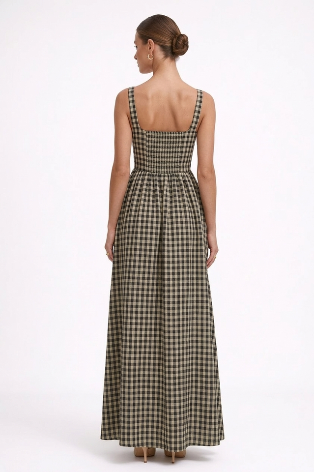 Women's Brown Sun Dress