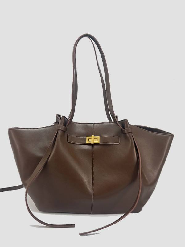 Women's Elegant Leather Tote Bag
