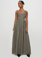 Women's Brown Sun Dress