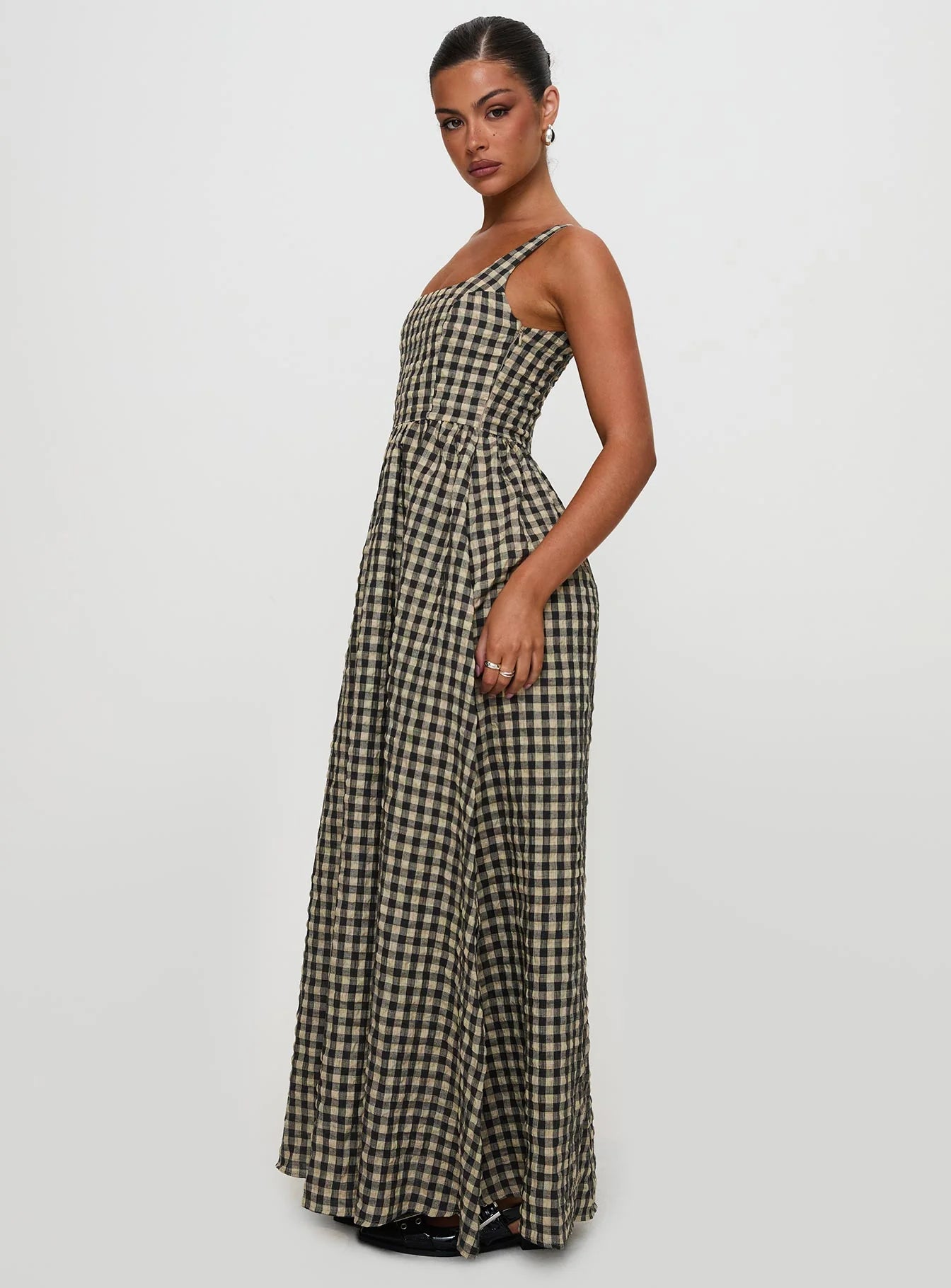 Women's Brown Sun Dress