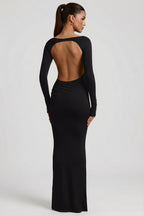 Open Back Maxi Dress