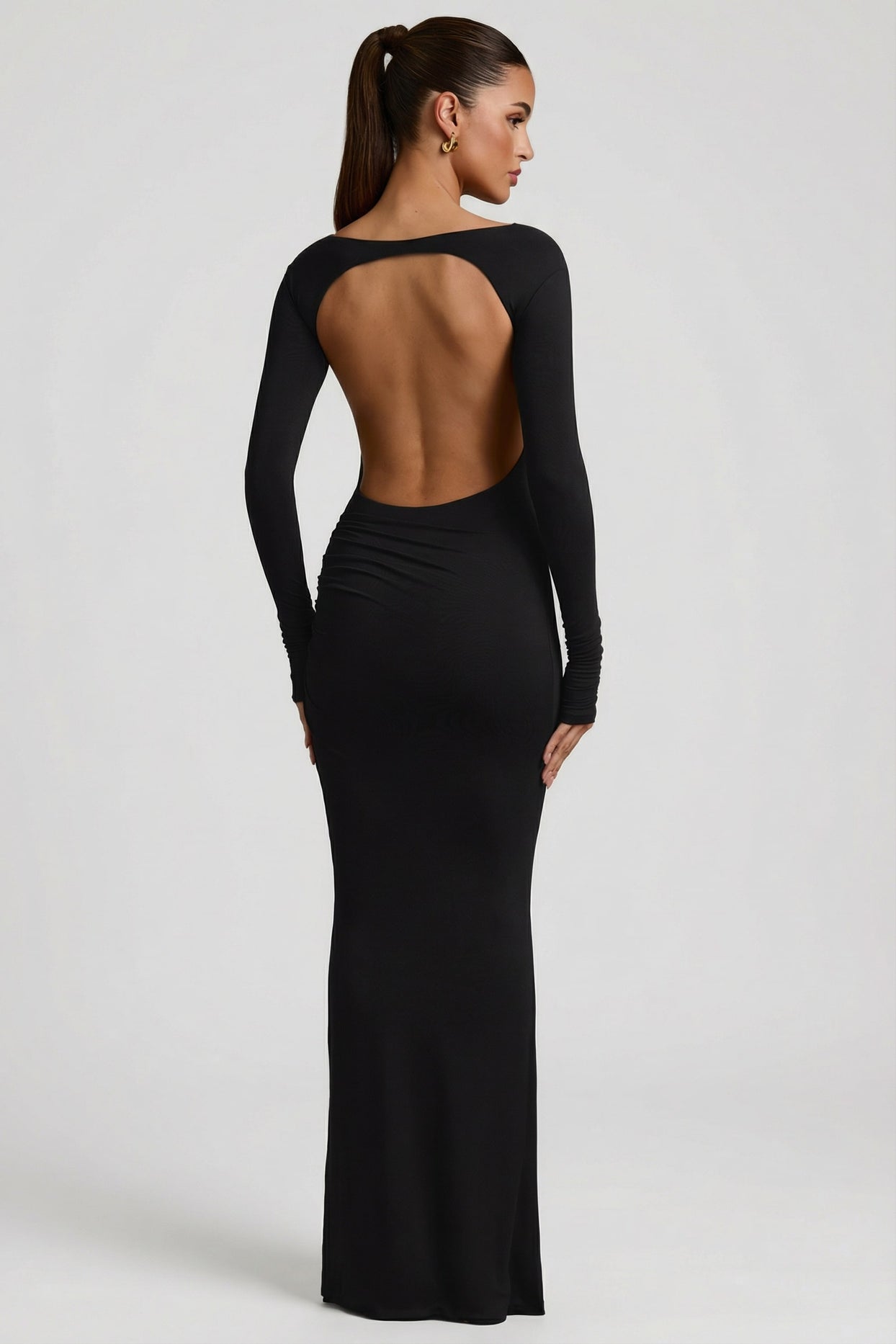 Open Back Maxi Dress