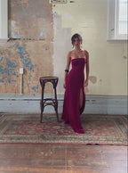 Velour Rouge Dress
