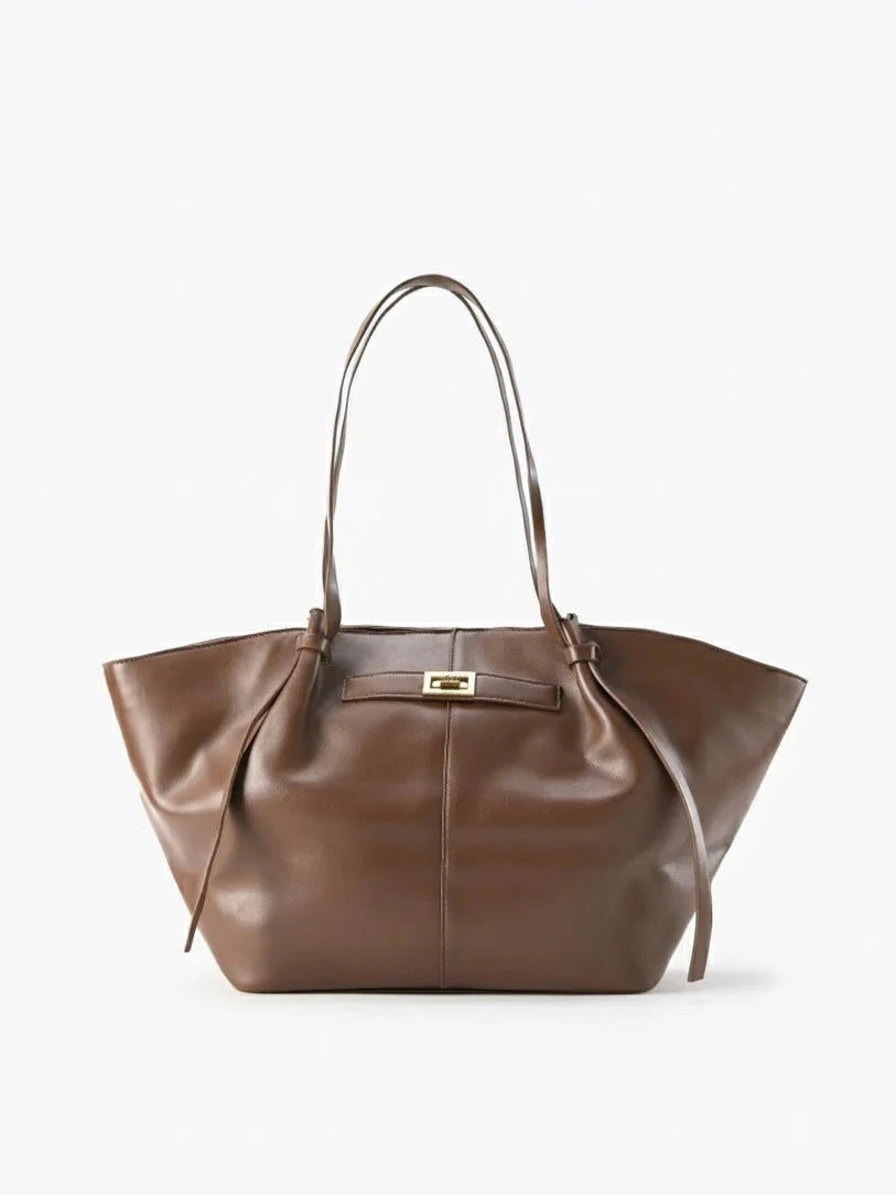 Women's Elegant Leather Tote Bag