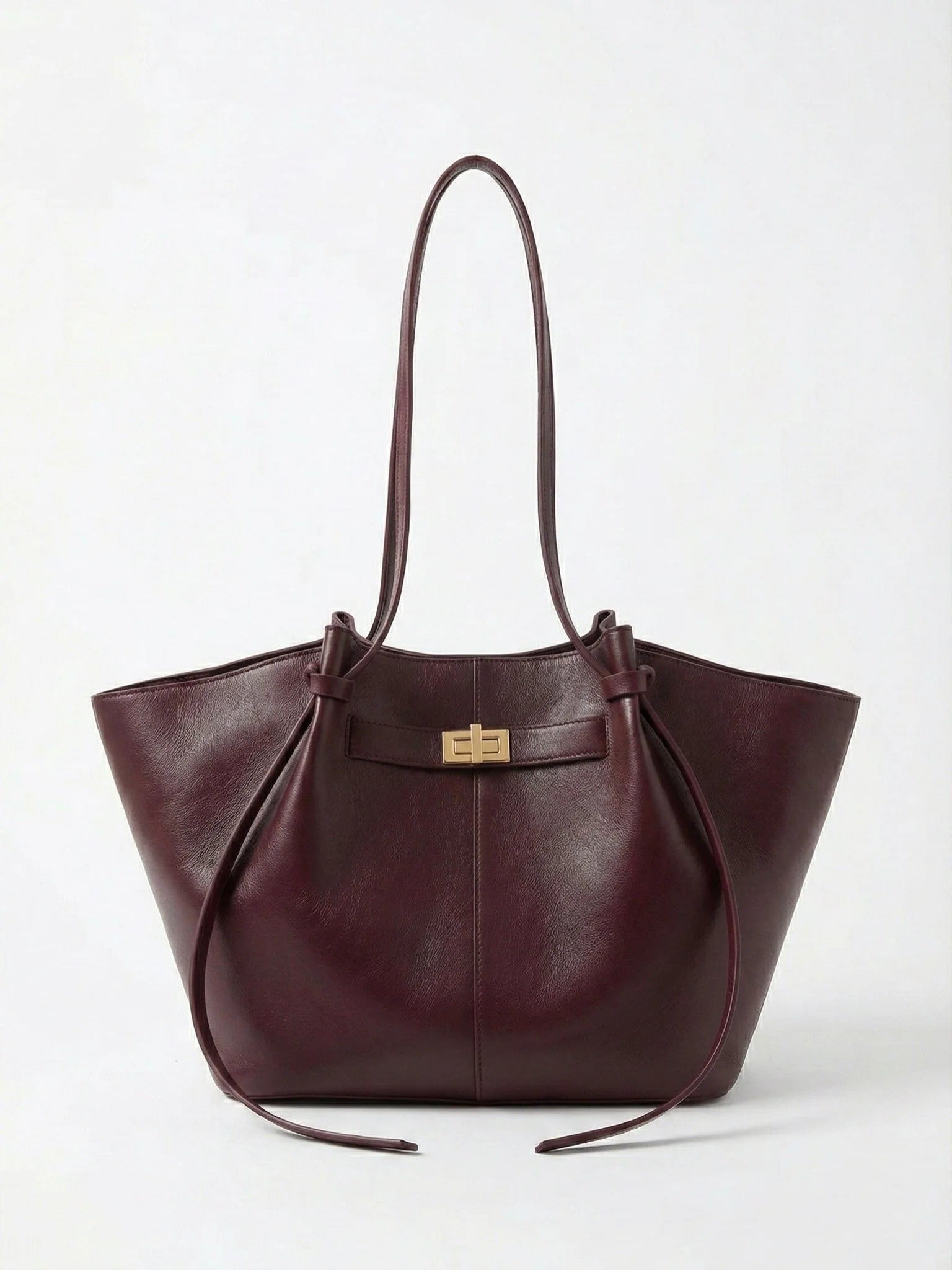Women's Elegant Leather Tote Bag
