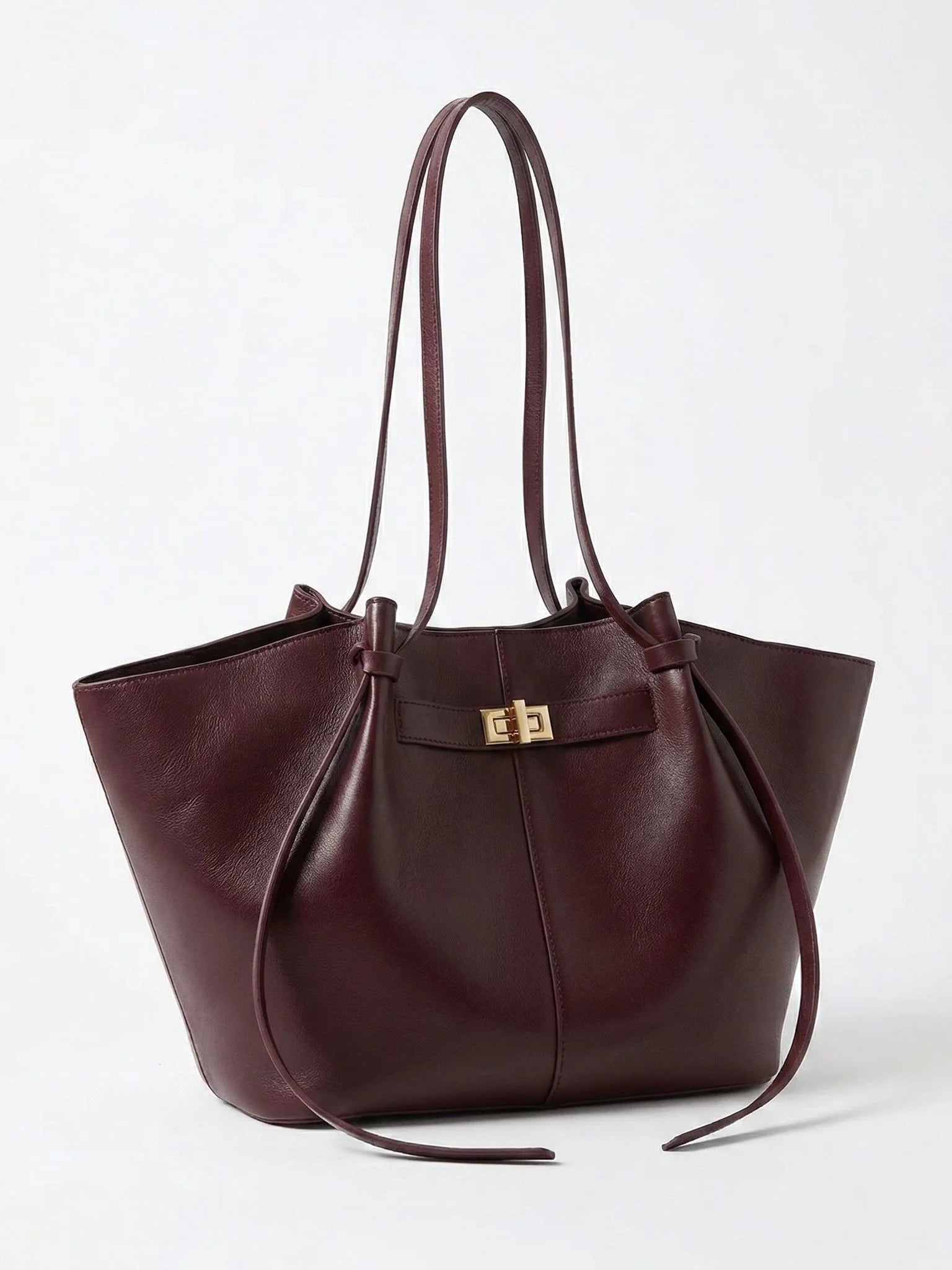 Women's Elegant Leather Tote Bag
